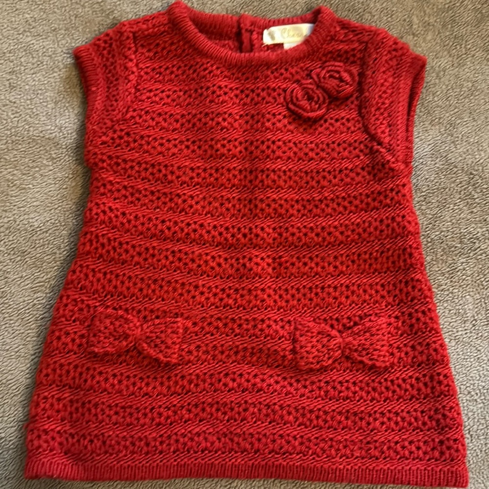 Baby girl knit dress